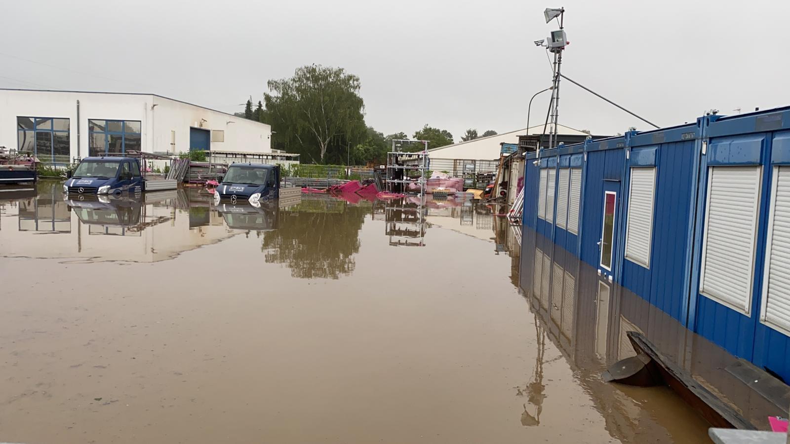 Hochwasser Eschweiler 16 Juli 2021 Gelände 2
